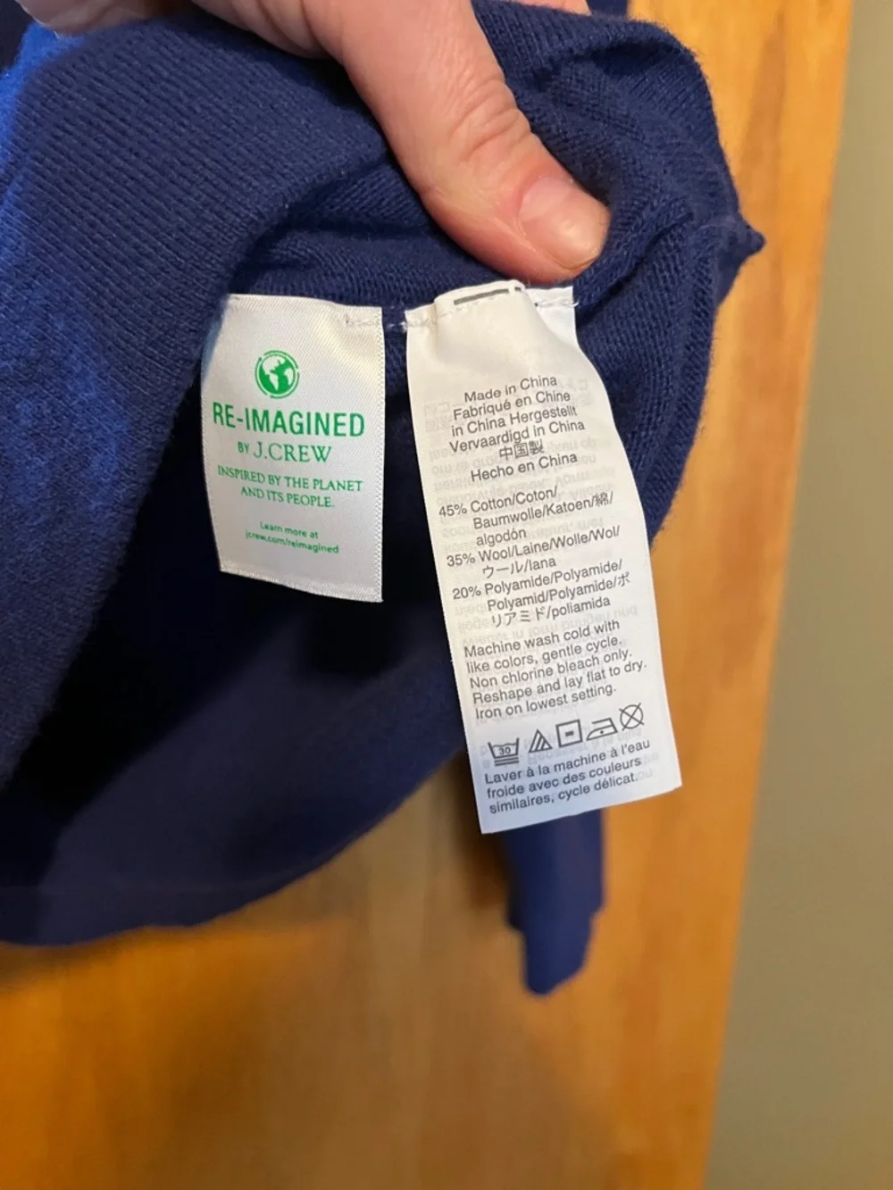 J. Crew Women's Cobalt Blue Crewneck Sweater
